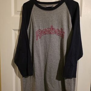 Reebok 3/4 Length Long Sleeve Tee
